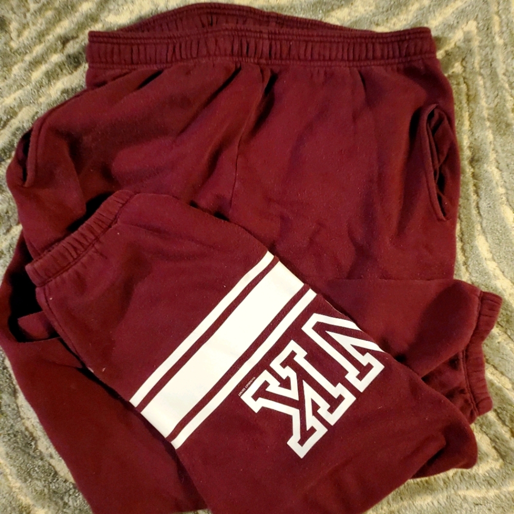 Pink lounge sweats size small